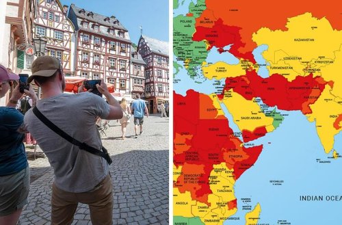 Die gefährlichsten Länder laut Risiko-Weltkarte - Ausland warnt vor Reise nach Deutschland
