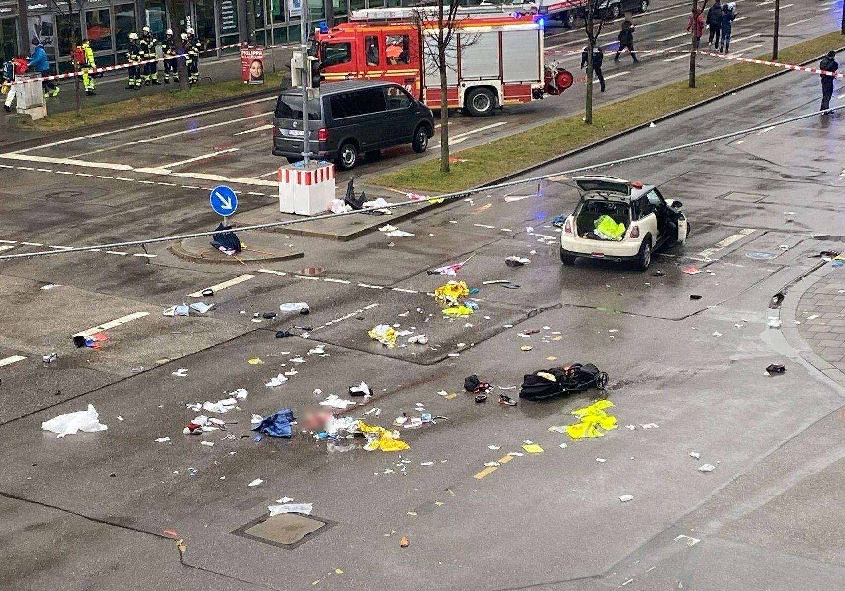 Mutmaßlicher Anschlag in München: Mehrere Verletzte in Lebensgefahr