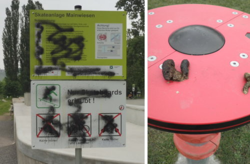 Würzburg: Vandalen verwüsten mehrere Spielplätze - Fälle sind für Stadt "besonders ärgerlich"