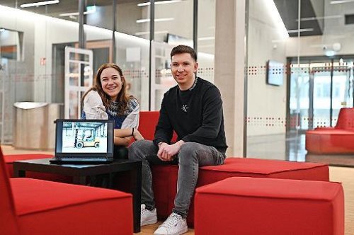 Studierende überzeugen mit einer Entwicklung für die Logistikbranche
