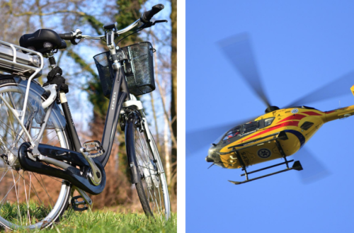 Kreis Aschaffenburg: Radfahrer (56) nach Kollision mit Auto mit schweren Verletzungen in Klinik geflogen