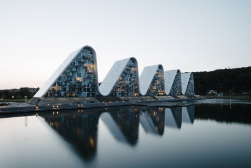 Henning Larsen completes award-winning Wave apartments in Denmark