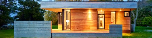 Prefabricated lakeside cabin is a beautiful exercise in restraint