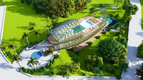 RA+D's Cocoon Smart Home will harvest rainwater, solar energy and organic veggies in the Caribbean