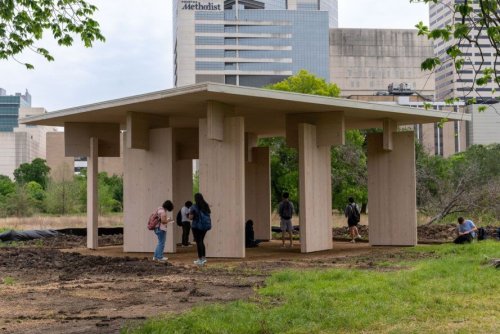 University Mass Timber Pavilion was designed by students