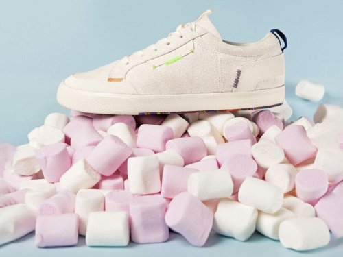 Nuven vegan sneakers are made of recycled balloons