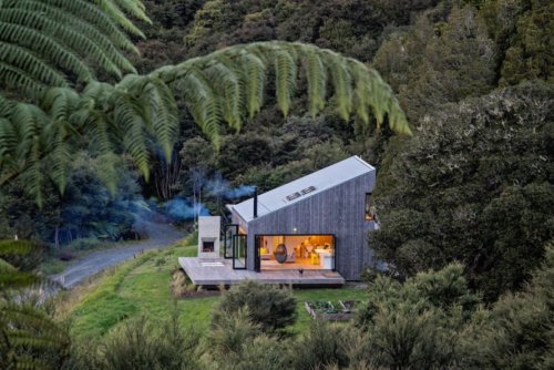 Dreamy cabin is a luxurious escape in the New Zealand bush