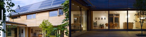 Zero-carbon home generates income by making more energy than it needs