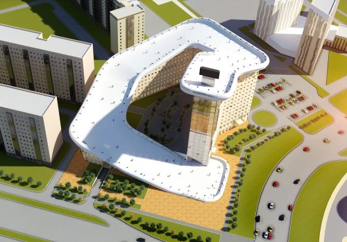 World’s first apartment topped with a ski slope could spring up in Kazakhstan