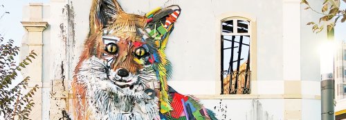 This breathtaking new street art is made entirely out of trash