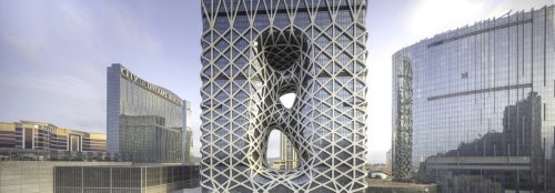 Zaha Hadid-designed Morpheus Hotel with world’s first high-rise exoskeleton opens in Macau