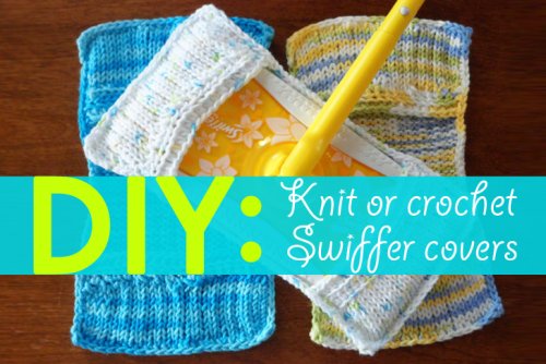 DIY: How to knit or crochet reusable "Swiffer" covers