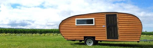 Solar-powered Homegrown Trailers weigh just 2,500 pounds so you can roam freely