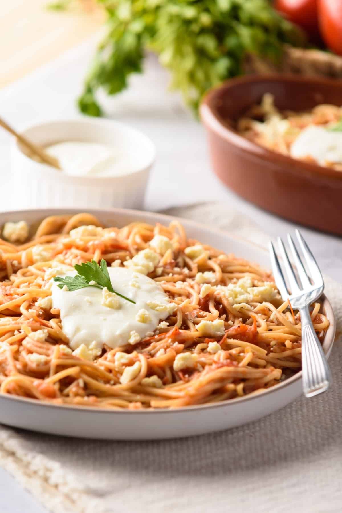 Espagueti Rojo (Red Mexican Spaghetti)
