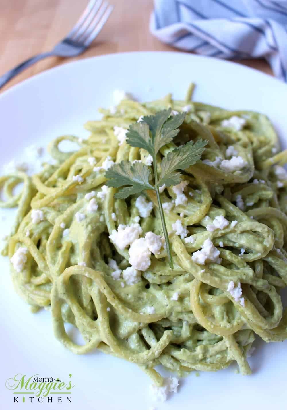 Espagueti Verde (Mexican Green Spaghetti) + VIDEO