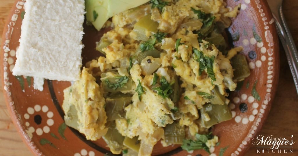 Nopales con Huevo (Cactus with Eggs)
