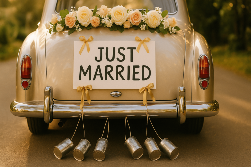 Hochzeitsauto im Straßenverkehr: Diese Regeln müssen Brautpaare kennen – sonst wird’s teuer!