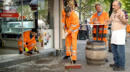 „Die Drei von der Müllabfuhr“: Uwe Ochsenknecht im Kampf gegen Schutzgeld-Erpresser in Neukölln