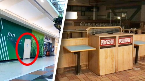 Abandoned Burger King Restaurant Found Behind a Wall at Concord Mall in Delaware