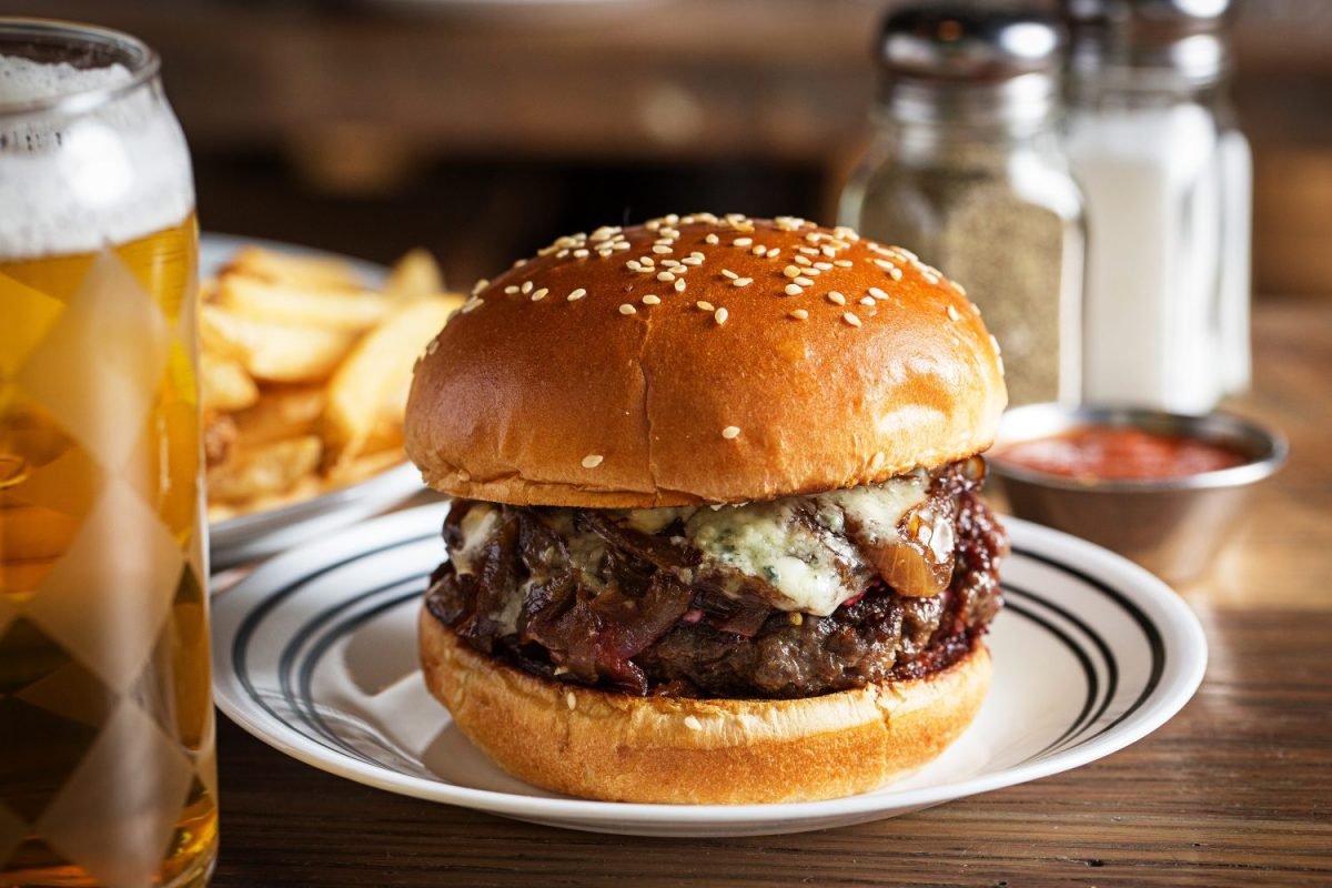 Bacon Jam and Blue Cheese Make This the Best-Ever Burger