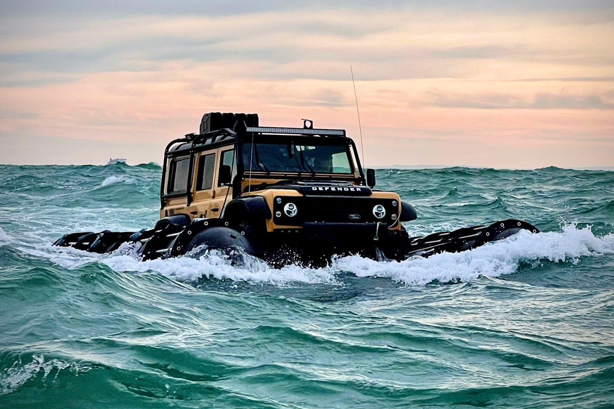 The Last Great Overland Journey Involves a Land Rover, Pontoons and a Whole Lot of "Nonsense"