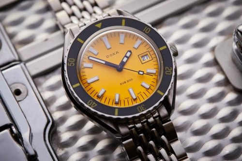 DOXA’s Most Affordable Dive Watch Comes with a Steel Bezel