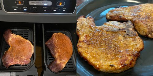 I made 3-ingredient pork chops in my air fryer, and I'll never use my oven again