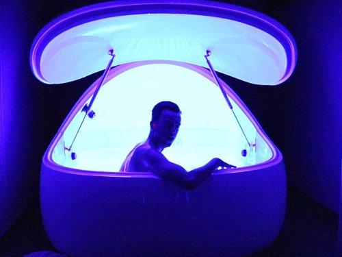 I tried floatation therapy, a crazy womb-like sensory deprivation technique that can be hallucinatory