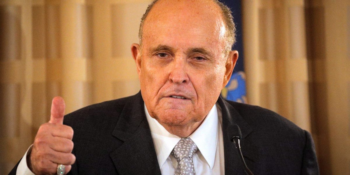 Rudy Giuliani said he released his Hunter Biden story to the New York Post because he knew other outlets would scrutinize it too much