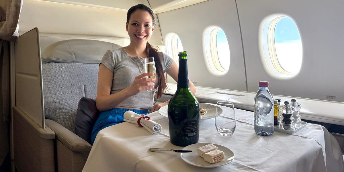 I spent 10 hours in Air France's most exclusive first class. My flight was so good I felt like I was on a private plane.