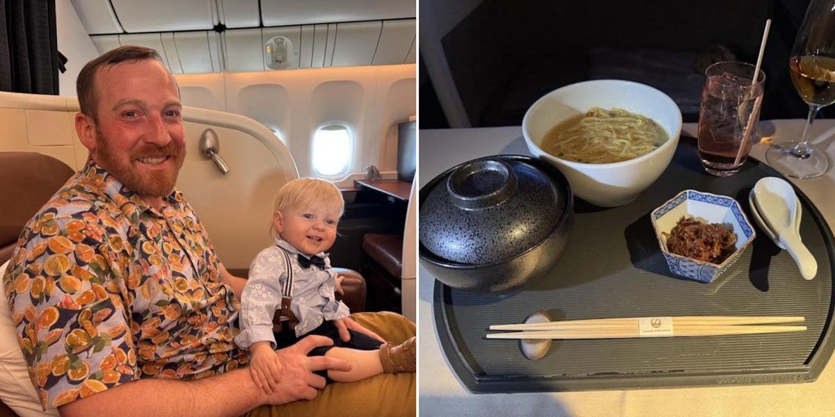 I spent 10 hours in Japan Airlines' retro 'JAL Suite' first-class cabin. These 4 things surprised me the most.
