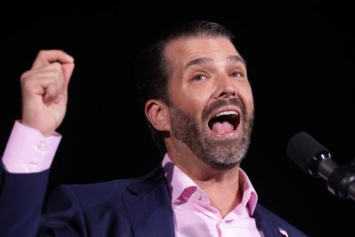 Donald Trump Jr. mocked men he alleged were undercover law enforcement officers who attended the failed 'Justice for J6' rally