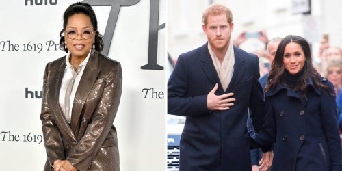 Oprah Winfrey says Prince Harry and Meghan Markle should think about what is 'best for them and their family' if they decide to go to the coronation
