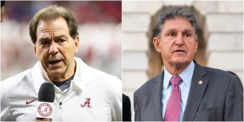 Alabama coach Nick Saban — Joe Manchin's longtime friend — signs letter urging the West Virginia senator to support voting rights
