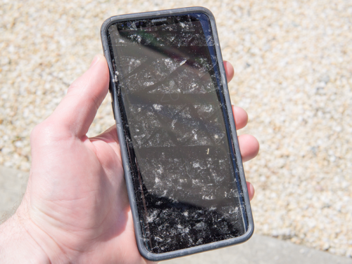 I accidentally ran over the Samsung Galaxy S9 with my car – and it's still as good as new