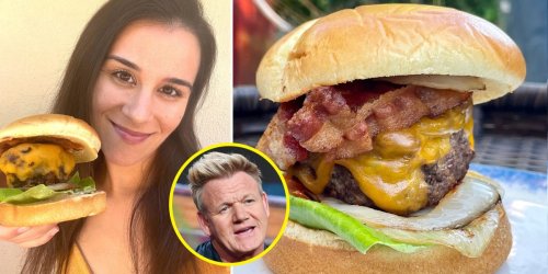 I made Gordon Ramsay's 'perfect' 10-minute burger and it tasted restaurant-worthy