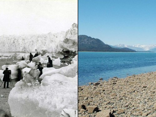 Before-and-after pictures show how climate change is destroying the Earth