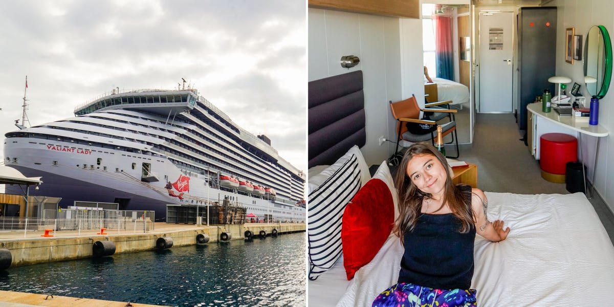I booked a $5,910 balcony cabin on an adults-only cruise. The 225-square-foot cabin felt large and luxurious.
