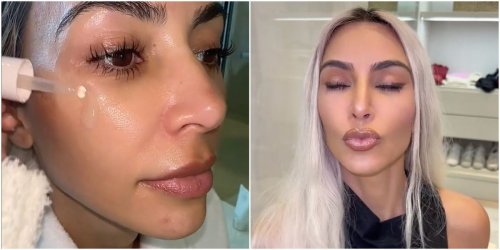 North West did Kim Kardashian's bronzed makeup for Thanksgiving with a touch of holiday glam — take a look