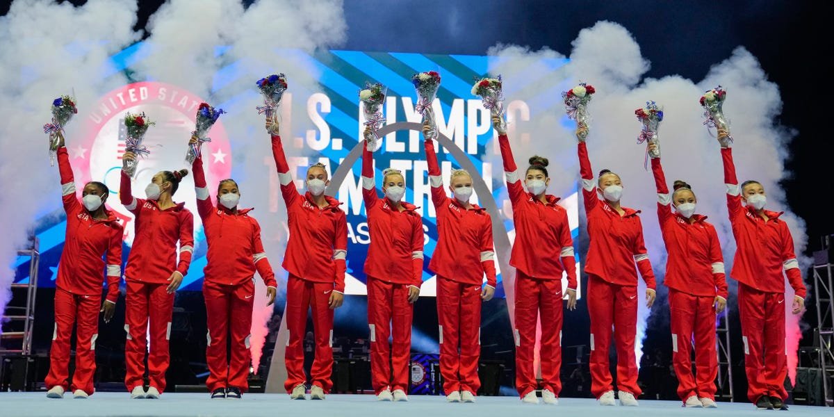 An alternate on the US women's gymnastics team has tested positive for COVID-19