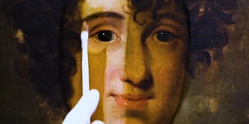 How old paintings are professionally restored