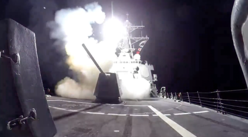 US warships are shooting down weapons no one's ever faced in combat before, and a Navy commander says it's a 'great opportunity'