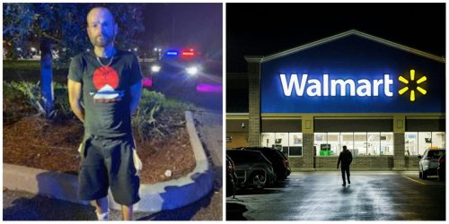 A Florida man was arrested for suspected shoplifting at a Walmart store filled with dozens of police officers
