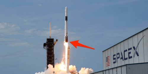 SpaceX delayed its NASA astronaut launch because a red 'nail polish' material was plugging part of its rocket engines