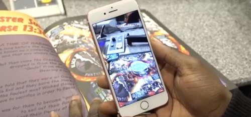 Will.i.am launched an augmented reality app that brings comic book pages to life
