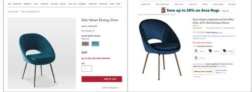Amazon stopped selling certain furniture designs on its website after West Elm called them 'knockoffs' in a new lawsuit