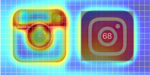 These eye-tracking heatmaps reveal why Instagram's new icon could actually be a huge improvement