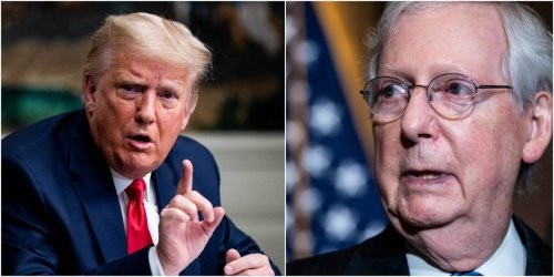 Trump sent a scathing email to Republican members of Congress taking credit for Mitch McConnell's Senate win