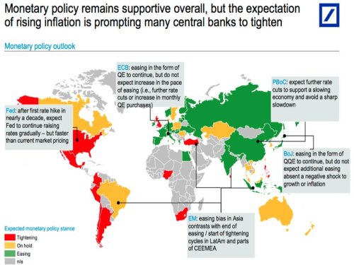 Everything the world's central banks are doing in one big map