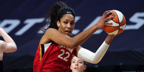 A mega fan cried after receiving A'ja Wilson's jersey in a viral video, then was lost for words when she met her idol in person